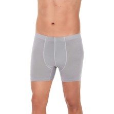 Yıldız Çamaşır Erkek 2'li Gri Bambu Likralı Boxer