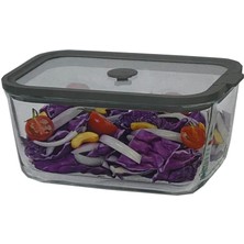 Sızdırmaz Cam Kapaklı Saklama Kabı 1380 ml – 2’li Set