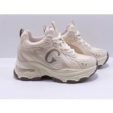 Guja 25K450 Kadın Gizli Topuk Günlük Spor Ayakkabı Bej