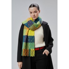 Kadın Yumuşak Dokulu Ekose Model Kışlık Şal