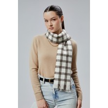 Kadın Yumuşak Dokulu Ekose Model Kışlık Şal