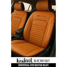 Dacia Duster Ambiance 1.6 16V 105 4x2 E0PB H A5 2015 Uyumlu  Deri Serisi Taba Oto Kılıfı Tam Set