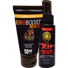 Eroboost Maxtesto Krem 50 ml + Yanında Etkili Sertleştiricili Erkeklere Özel 3xeffect 60 ml Sprey BKN1EK364