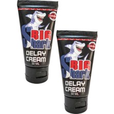 Big Shark Del.ay Erkekler Için Yeni Formülü Geci.ktirici Krem 50 ml x 2 Adet
