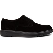 Deery Erkek Hakiki Süet Siyah Comfort Günlük Ayakkabı - 01932MSYHP03