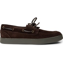Deery Erkek Kahverengi Hakiki Süet Marin Günlük Ayakkabı - 01952MKHVC03