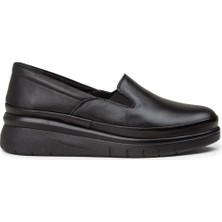 Deery Kadın Hakiki Deri Siyah Günlük Ayakkabı - N3536ZSYHC01