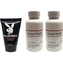 Lubricant 50ML Kayganlaştırıcı +Sexual Health 90LI Erkeklere Özel Maksimum Istek ve Güç 2 Ad