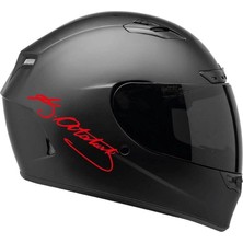Çınarrium Tek Renk Atatürk Imzalı Kask Sticker Etiket Modeli 20 cm 2 Adet