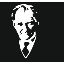Çınarrium Atatürk Portre Özel Yeni Sticker 15*30 cm