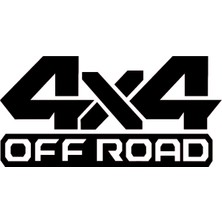 Off Road 4 x 4 Sticker 20 x 10 cm