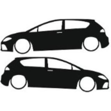 Çınarrium Otomobil Tasarım Oto Özel Yeni Sticker Model 19 Siyah 16*6 cm