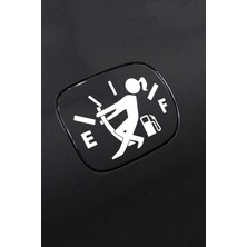Çınarrium Yakıt Göstergesi Depo Kapağı Özel Yeni Sticker 15 cm