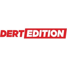 Çınarrium Dert Edition Oto Cam Özel Yeni Sticker 25*4 cm