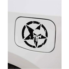 Çınarrium Kurukafa Depo Kapağı Özel Yeni Sticker 11CM