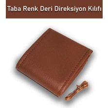 Çınarrium Kia Picanto Özel Süper Deri Direksiyon Kılıfı, Dikmeli Taba Spor Dikiş