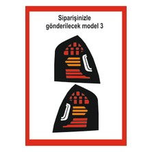 Çınarrium Era Için Özel Yeni Uyumlu Aksesuar Stop Farı LED Görünümlü Stop Kaplama Model 3