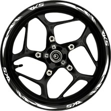 Rks Beyaz Yazılı  Beyaz Pençe Şeritli