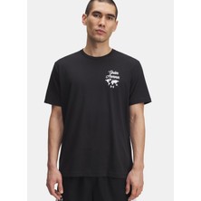 Under Armour 6004143-001-UA 60/40S Sports Wm Ss Siyah Bisiklet Yaka Normal Düz Erkek T-Shirt