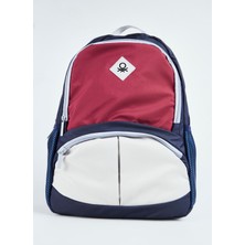 Benetton Lacivert - Bordo Kız Çocuk Sırt Çantası 20919-BENETTON Sırt Çanta