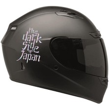 Çınarrium Yamaha Dark Side Of Japan Hologram Motosiklet Kask Sticker Etiket Modeli 8X12CM