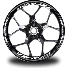 Gri Yamaha Yzf R25 Takım Jant Sticker Etiket