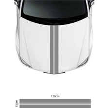 Çınarrium Ön Kaput Renkli Şerit Sticker Sticker Etiket Modeli