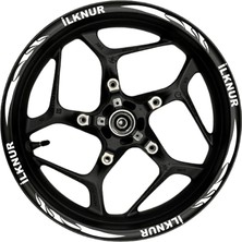 Çınarrium Özel Isim Beyaz Yazılı  Beyaz Pençe Şeritli