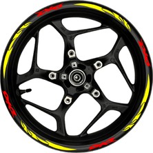 Dio Kırmızı Yazılı  Sarı Pençe Şeritli