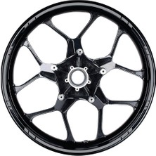 Çınarrium Yazısız Uzun Kısa Kesikli Tek Renk 16'lı Jant Sticker Modeli