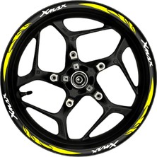 Çınarrium Xmax Beyaz Yazılı  Sarı Pençe Şeritli