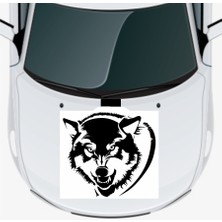 Çınarrium Bozkurt Oto Kaput Sticker 40 x 40 cm