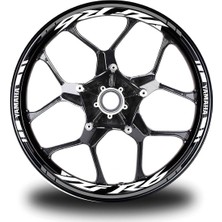 Gri Yamaha R6 Jant Sticker Etiket
