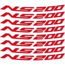 Bajaj Pulsar NS200 Jant Içi Sticker Etiket Modeli