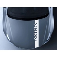 Opel Astra Ön Kaput Yazılı Sticker Etiket Modeli