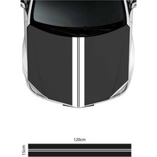 Çınarrium Ön Kaput Renkli Şerit Sticker Sticker Etiket Modeli