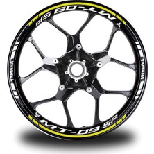 Çınarrium Neon Sarı Yamaha mt 09 Sp Takım Jant Sticker Etiket