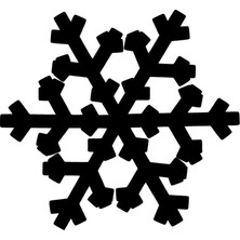 Kar Tanesi Sticker 20 x 18 cm