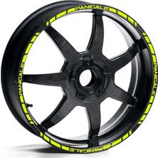 Çınarrium Ducati Panigale Renkli Jant Sticker Etiket Modeli.