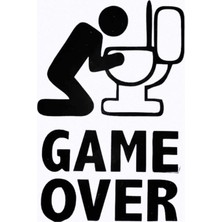 Çınarrium Game Over Duvar Dekor Sticker 40 x 60 cm