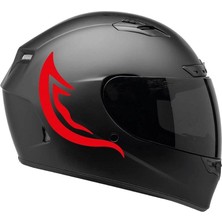 Tek Renk Kırmızı Kamuflaj ( Kamuflage Helmet Stickers ) Kask Sticker Etiket Modeli 