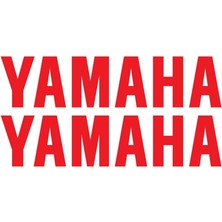 Çınarrium Yamaha Yazılı Mini Sticker Etiket Modeli