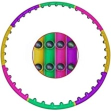 Masajlı Zayıflatıcı 8 Parça Çember Hulahop 98 cm 1000 Gr