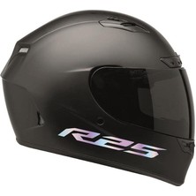 Çınarrium Yamaha R25 Yazılı Hologram Motosiklet Kask Sticker Etiket Modeli