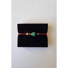 Trade Bazaar Yılbaşı Murano Cam Bileklik Yeni Yıl Temalı Noel Bileklik