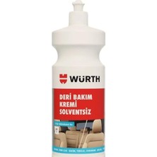 Würth Deri Bakım Kremi, Solventsiz, Grip Teknolojili, Ph 7, Araç Koltukları Için