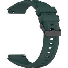 Microsonic Huawei Watch Gt5 Pro 46MM Kordon, Silicone Swiftbands Petrol Yeşili