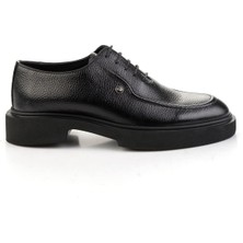 Siyah Hakiki Deri Erkek Klasik Ayakkabı E01401090440