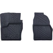 Ford Connect 2023 Sonrası Panelvan 4d Premium Havuzlu Oto Paspas - Karbon Desenli