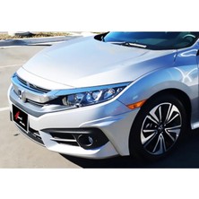 🚗 Honda Civic Fc5 Turbo Ön Flap (Plastik – Boyasız) | Sportif & Uyumlu Tasarım | Dayanıklı Abs